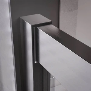 Душевой уголок Veconi Premium Trento PTC-20GR 100х100 графит